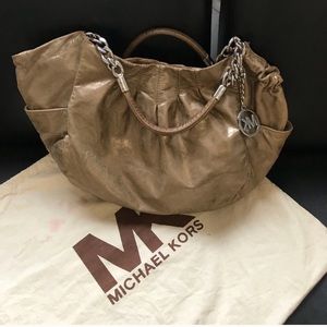 MICHAEL KORS Large Metallic Bag